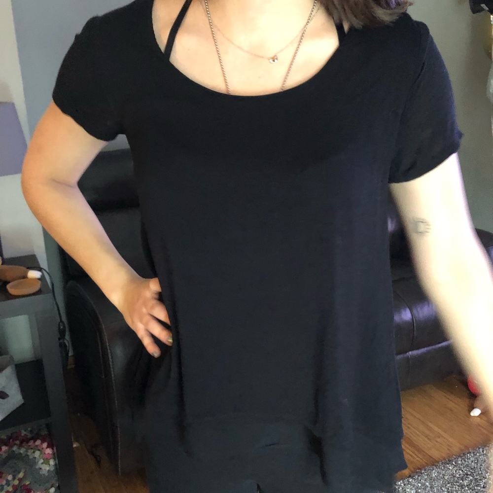 Fancy-ish Black tee shirt